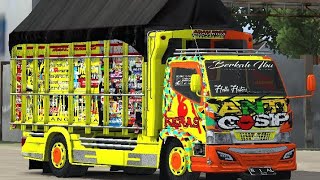 SHARE!! LIVERY MOD TRUCK CANTER PEO S12 ANTI GOSIP FREE PPL