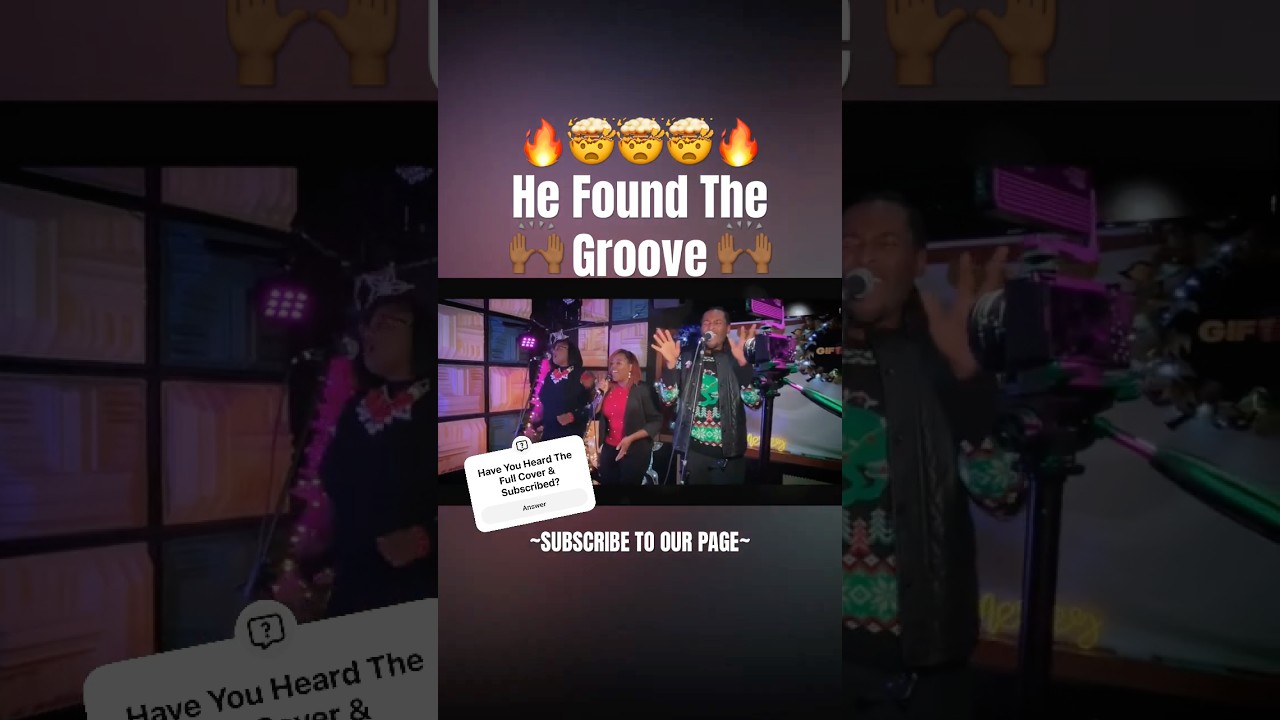 🔥🔥 THAT GROOVE HIT HARD! He Ate That. New Artist Coming In Hot! #ChrisBrown #ThisChristmas #Gospel