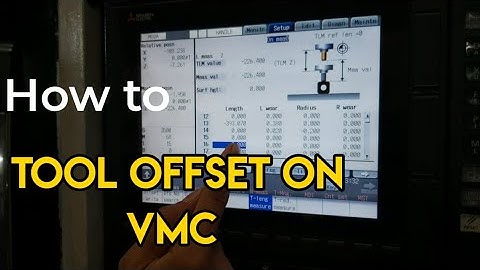 Tool Offset Kaise Lena he cosmos machine !! tool Offset on fanuc vmc !! how to tool Offset in vmc