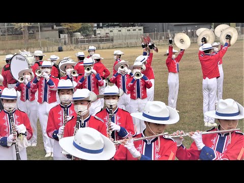 【金賞】市立柏高校吹奏楽部/本番前音出し/2021全日本マーチングコンテスト  2021.11.21