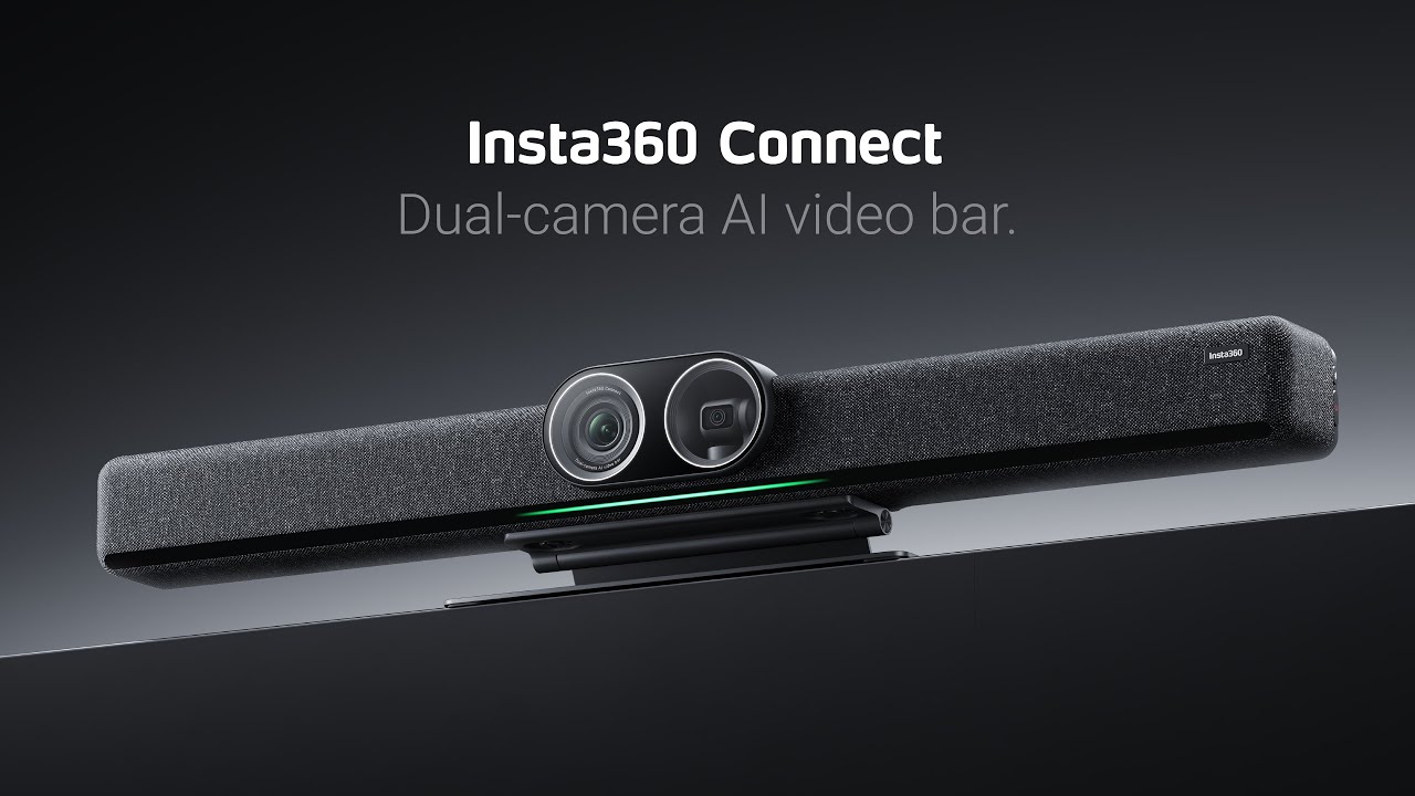 Insta360 Connect Revealed: The New Dual-Camera AI Video Bar