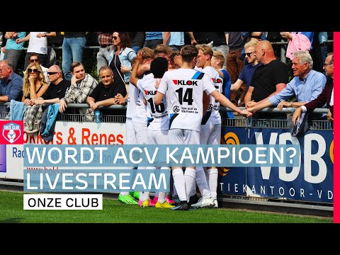 Live: VVOG - ACV: De kampioenswedstrijd | Onze Club | RTV Drenthe