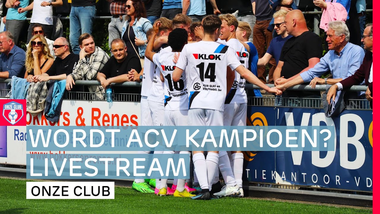 Live: VVOG - ACV: De kampioenswedstrijd | Onze Club | RTV Drenthe