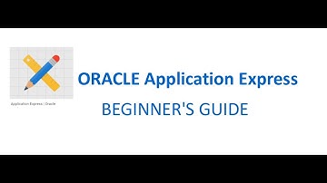 SQL TUTORIAL - ORACLE_APEX BEGINNER