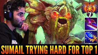 SUMAIL Trying Hard With TINY Mid To Reach TOP 1 MMR | Insane Combos and Intensive Game | Dota 2