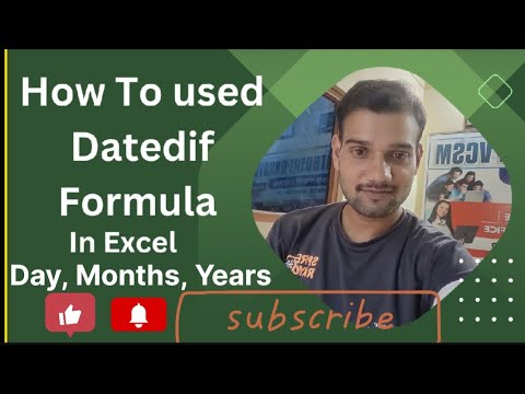 How to Use Datedif Formula in Excel tricks #excel #viral #exceladvance ...