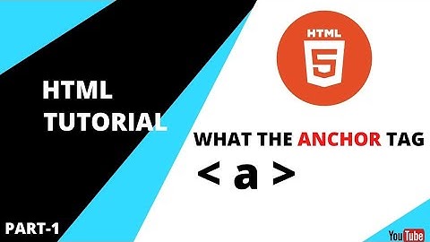 Anchor tag (a tag) part 1 - html 5 tutorial in hindi - Class - 4 | by Tech Approxi