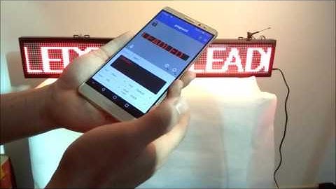 led wifi sign program tutorials