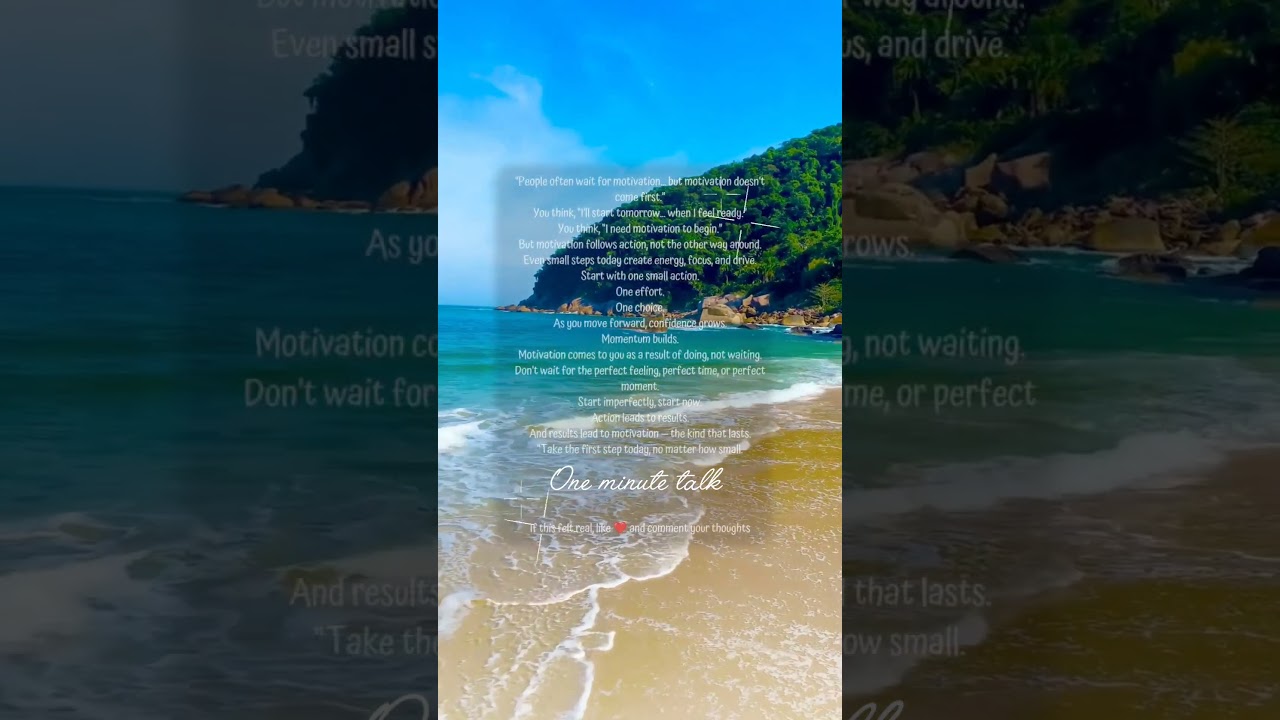 Start Now 💪✨ |One Minute Talk#OneMinuteTalk #Motivation #LifeLesson #ActionOverWaiting #Mindsetb#tsg