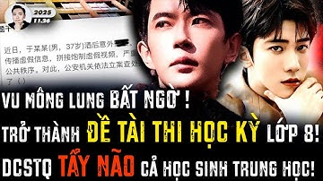 Vu Mông Lung bất ngờ trở thành đề tài thi học kỳ lớp 8! DCSTQ không tha ngay cả học sinh trung học!