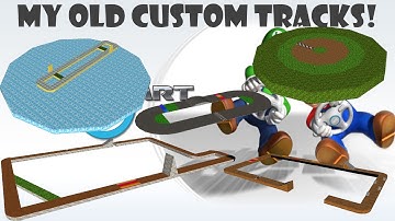 Playing my First Ever Made Mario Kart Wii Custom Tracks!
