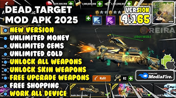 DEAD TARGET MOD MENU V4.165.0 - Unlimited Everything | Unlock All Weapons & Skin
