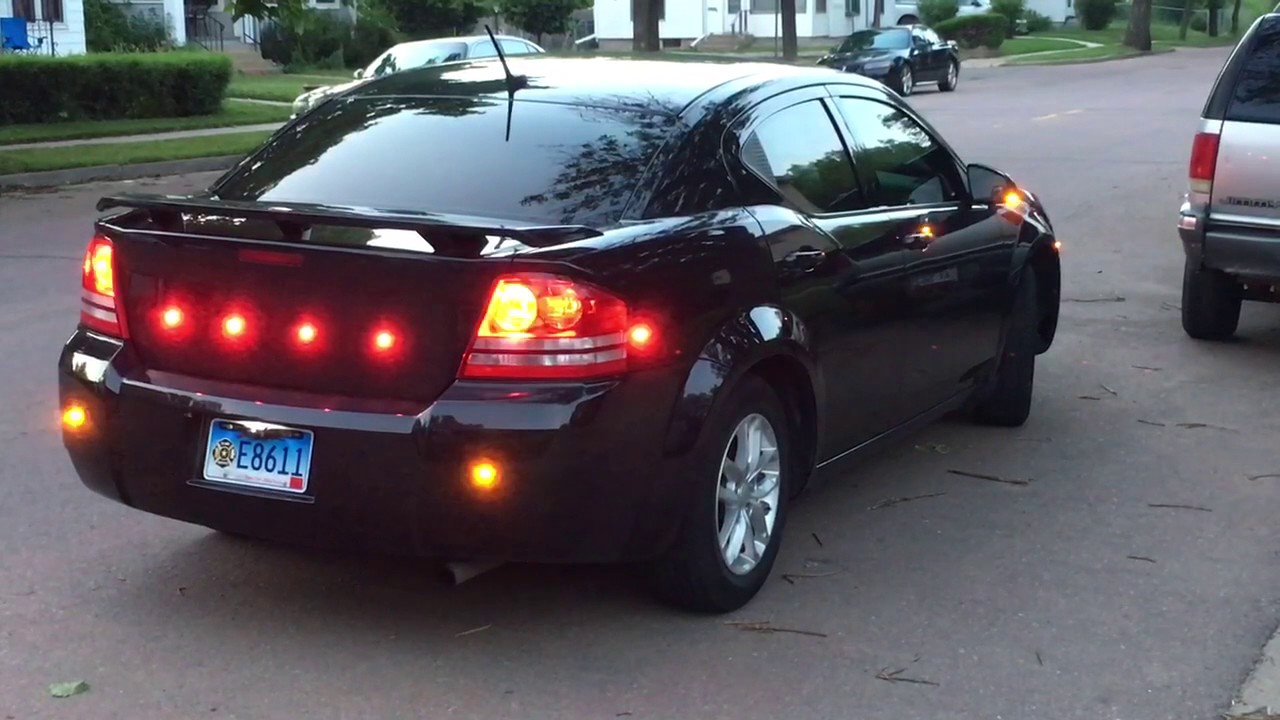 Custom Led Lights Dodge Avenger Youtube