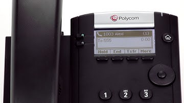 Polycom VVX 201   Access Voicemail