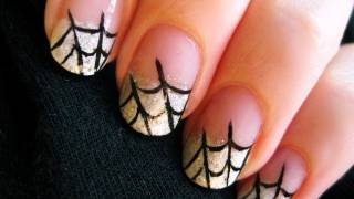 Spider Web Nail Art