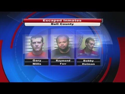 Three men escape from Bell County Jail