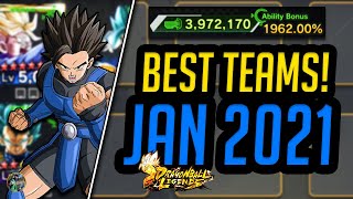 (Dragon Ball Legends) FUTURE REFUSES TO BE LEFT BEHIND! Top 5 BEST TEAMS of the Month! January 2021