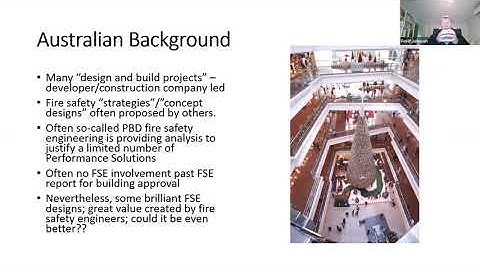 Concept Design: A Critical Link in Performance Based Design for Fire Safety - Peter Johnson (Arup)