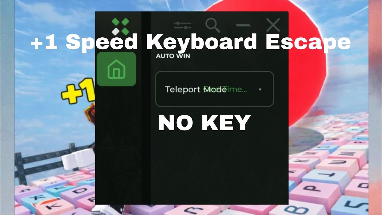 +1 Speed Keyboard Escape Script, AUTO WIN & FARM WIN *NO KEY* - YouTube