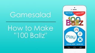 ゲームサラダで「100ボールズ」を作る方法 screenshot 5