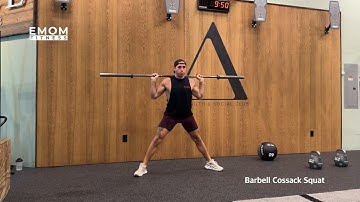 Barbell Cossack Squat