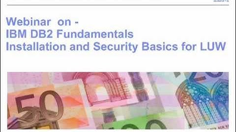 TGMC 2012 Bridge Webinar Series on IBM-DB2 fundamentals.