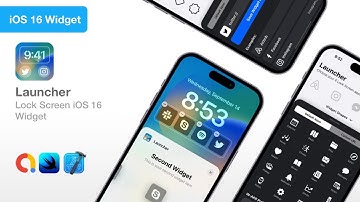 Launcher - iOS 16 Lock Screen app launcher Widget | SwiftUI Source Code for iOS 16 using Xcode 14