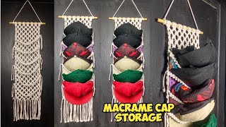 DIY Macrame Cap Storage Hanger Tutorial | Tutorial Cara Membuat Macrame Gantungan Topi