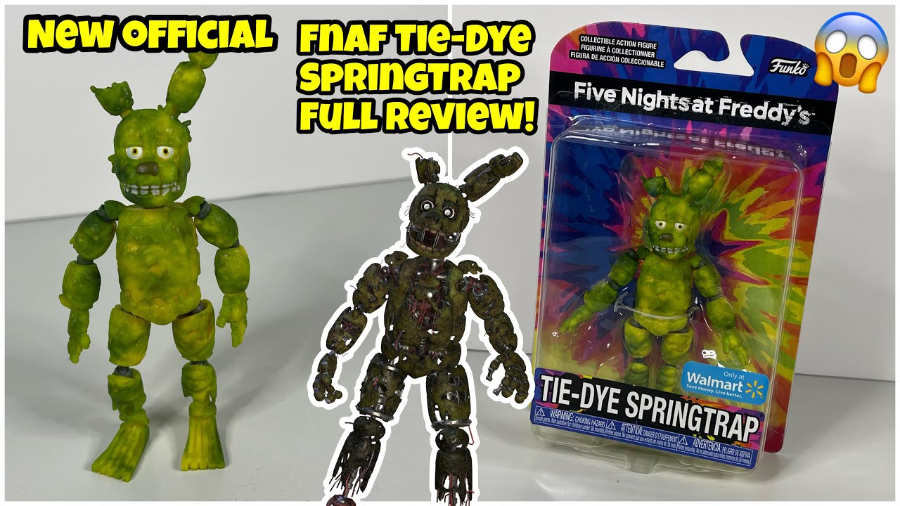 NEW TIE DYE SPRINGTRAP PLUSH UNBOXING & REVIEW!!!