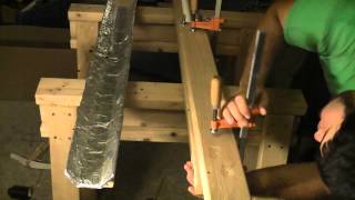 How To Make A 25-30 Pound Pvc Takedown Travel Bow Part 1 - Flattening