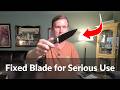 Dream Reach Knife Review &amp; Testing | D2 Steel Fixed Blade Tactical (Edge Retention!)