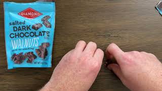 Amazing flavor on these chocolate walnuts.