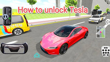 How To Unlock Tesla|3D Driving Class