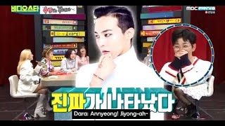 [ENGSUBS] Dara calls G-Dragon to grant Dindin's wish