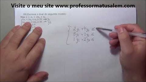 PO - 4 - 1 - dualidade - dual de um problema de programação linear - exercícios 3