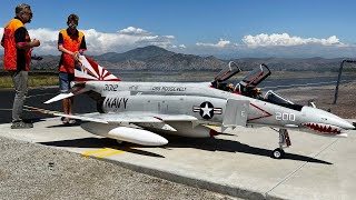 Unbelievable: Giant F4 Phantom Rc Jet's First Flight On American Soil By CARF Models