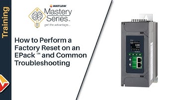 How to Perform a Factory Reset on an EPack™ and Troubleshooting Common Issues