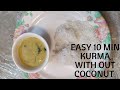10 min Vegetable Kurma Without Using Coconut