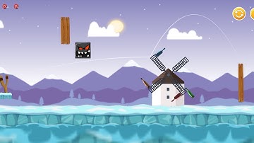 #shanzaygaming       Knock Down Bottles Snow World Level 7