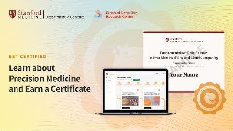 Fundamentals of Data Science in Precision Medicine and Cloud Computing | Stanford Data Ocean