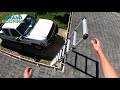 Bathroom fan roof vent kit install - Broan RVK1A vent