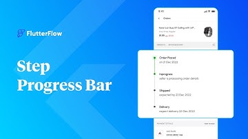 Step Progress Bar FlutterFlow Tutorial | Shipping Tracker FlutterFlow