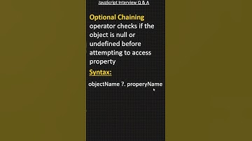JavaScript Optional Chaining Operator (?.)  in Telugu  | JS Interview Questions  #shorts #short