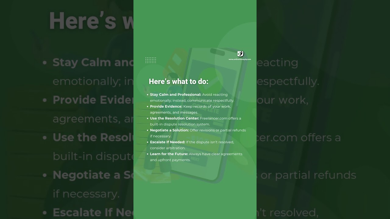 Payment dispute on Freelancer.com?