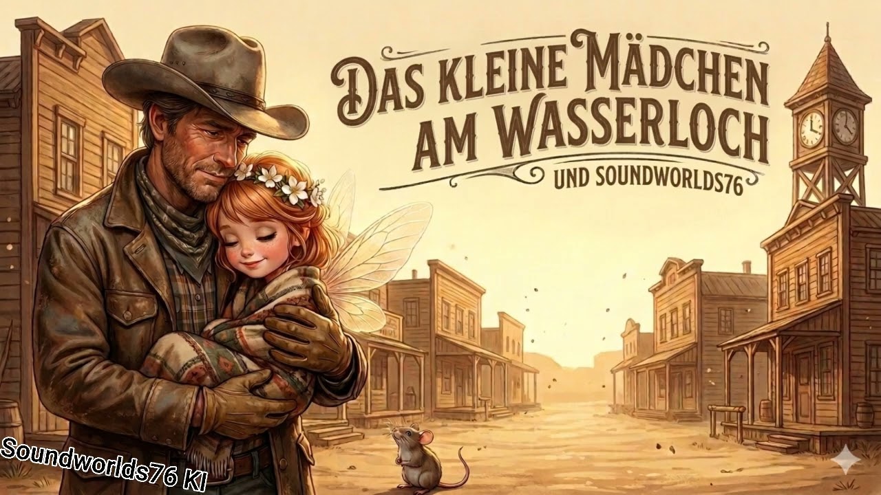 Das Kleine Mädchen Am Wasserloch