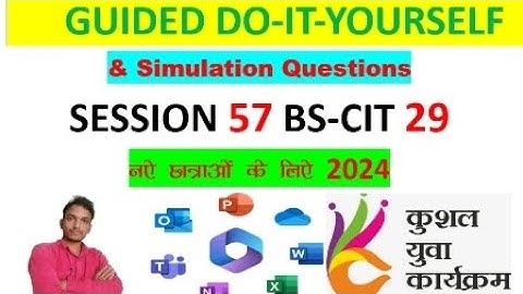 Guided Do-It-Yourself Session 57 || BS-CIT SESSION 29 #kyp #doityourself #bscit #sessions #youtube