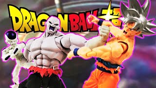 Batalla Final GOKU y Freezer vs JIREN Stop Motion | JIREN Final Battle SHfiguarts Dragon Ball Super