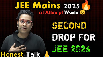 2nd Drop for JEE Mains 2026? 🔥 Honest Advice by Saleem Sir | PhysicsWallah 💯🚀