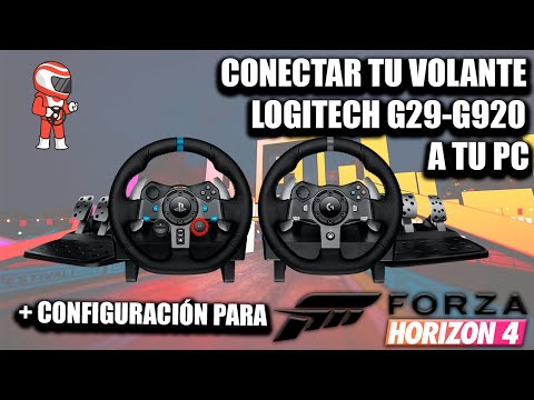 CONECTAR VOLANTE LOGITECH G29 O G20 A PC + CONFIGURACION FORZA HORIZON 4 