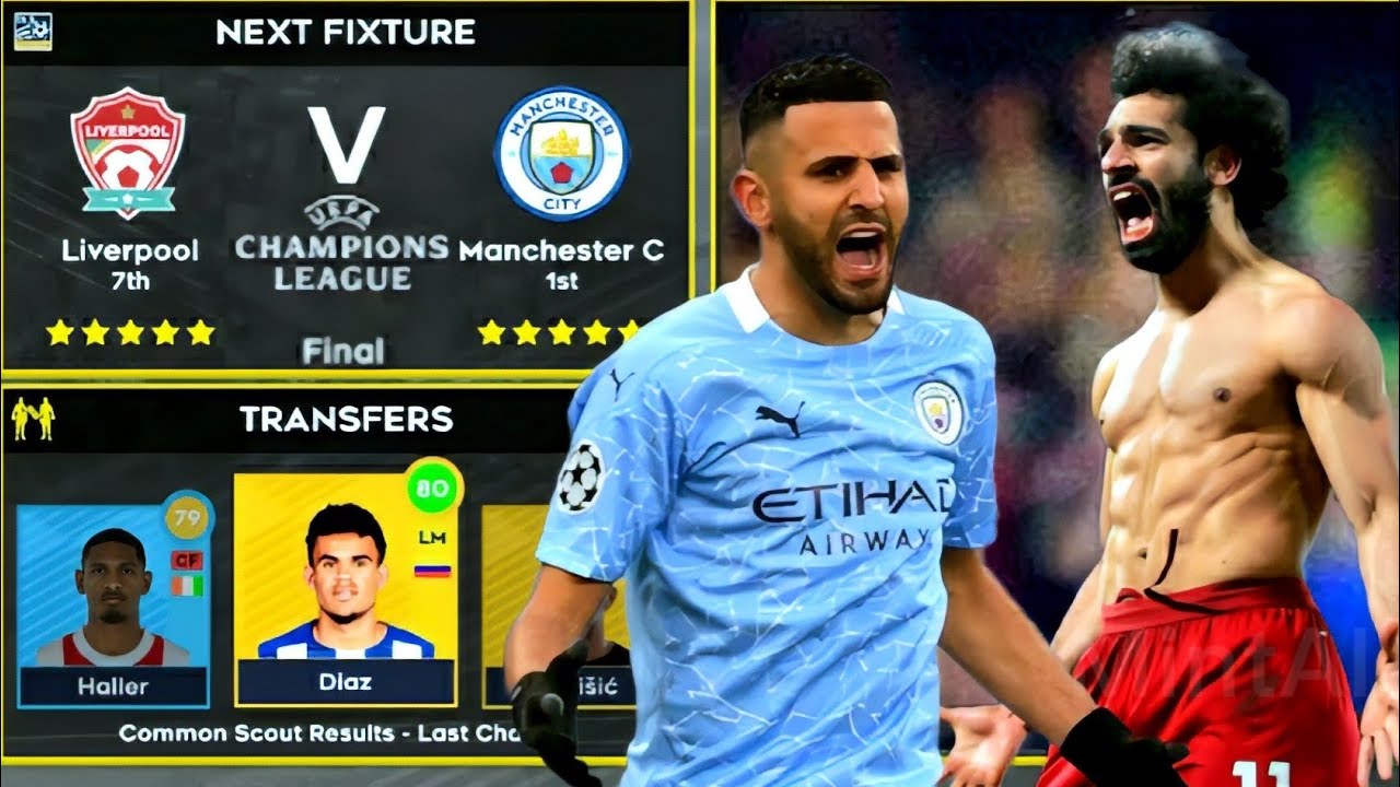 Dls22 Liverpool vs Manchester City UCL Final dream league Soccer 2022 Gameplay